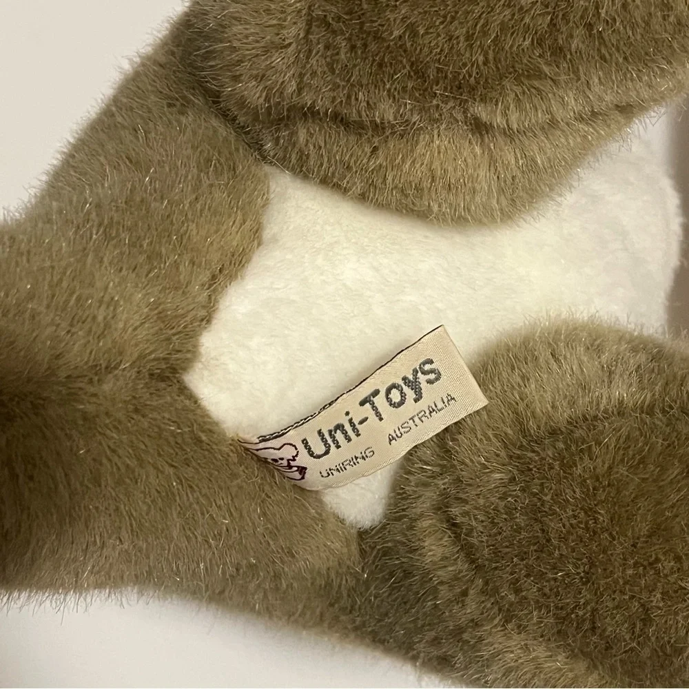 Uni Toys Uniring Australian Kangaroo and‎ Joey Plush Stuffed Holiday Cap 14.5” H